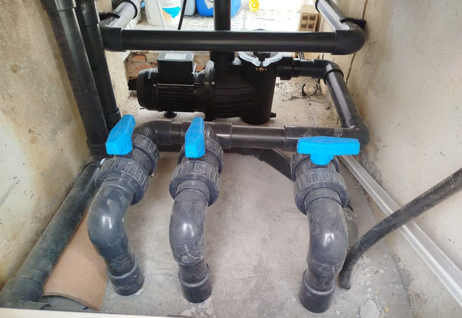 Fontanería de sala técnica